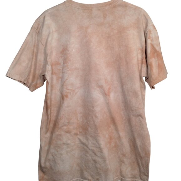 The Mountain Pug Face Shirt Large Beige Tie Dye Puppy Animal Graphic - Picture 3 of 9